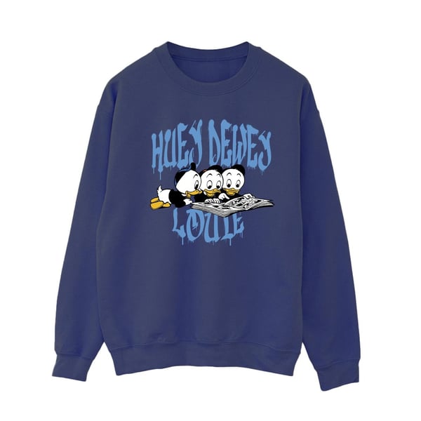Disney Womens/Ladies Huey Dewey Louie Reading Sweatshirt