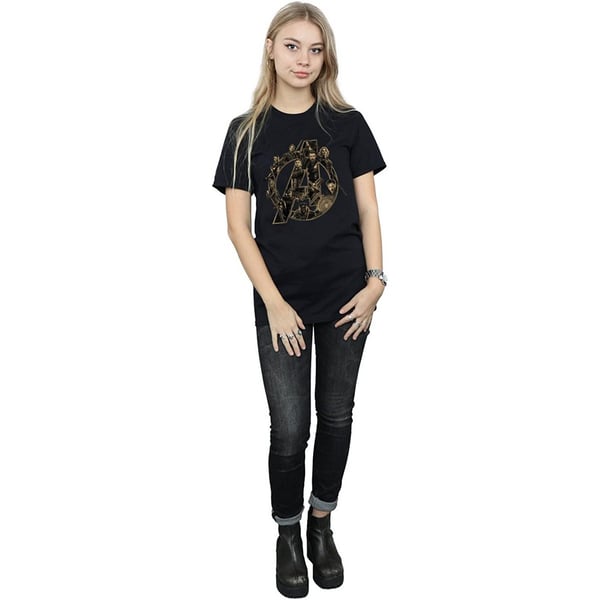 Avengers Infinity War Womens/Ladies Logo Cotton Boyfriend T-Shirt