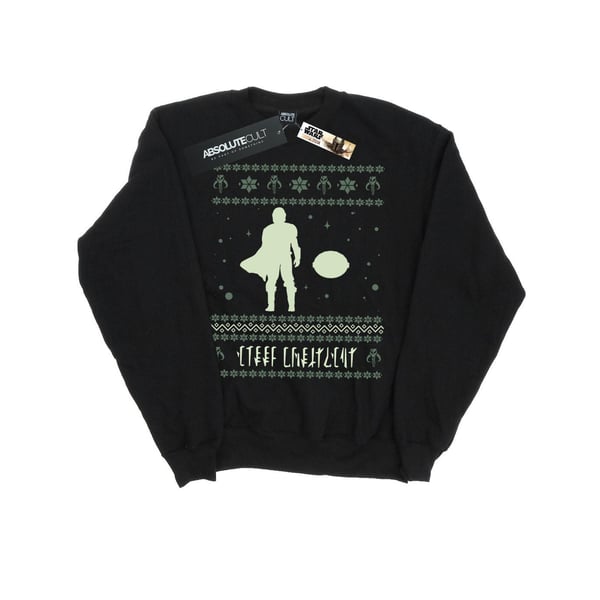 Star Wars The Mandalorian Womens/Ladies Merry Christmas Sweatshirt