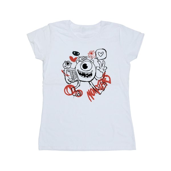 Monsters Inc Dam Mike Wazowski Graffiti T-shirt i Bomull
