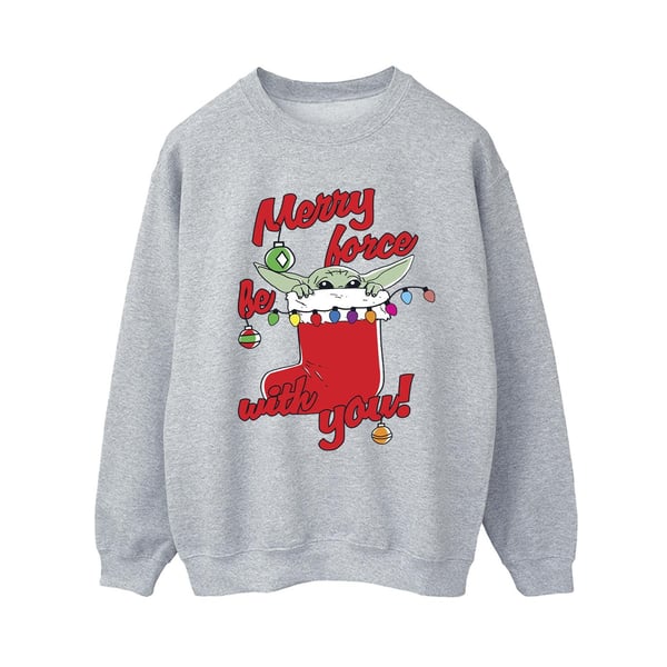 Star Wars The Mandalorian Naisten Merry Force Be With You -collegepaita