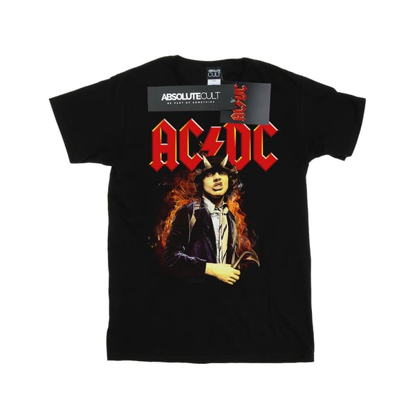 AC/DC Womens/Ladies Angus Highway To Hell Cotton Boyfriend T-Shirt