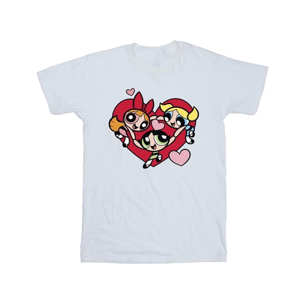 The Powerpuff Girls Mens Holding Hands Heart Cotton T-Shirt