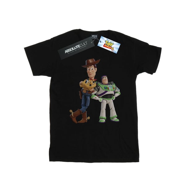 Toy Story Boys Buzz Lightyear & Woody Standing Cotton T-Shirt