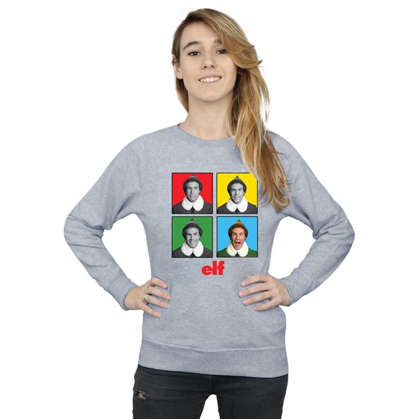 Elf Womens/Ladies Four Faces Sweatshirt