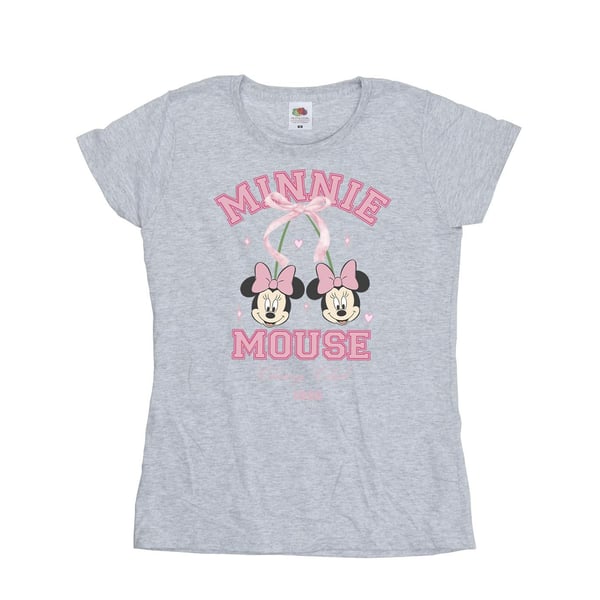 Disney Womens/Ladies Minnie Mouse Cherry T-Shirt