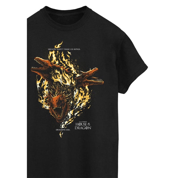 House Of The Dragon Womens/Ladies Don´t Make Dreams Cotton Boyfriend T-Shirt