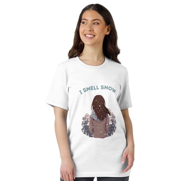 Gilmore Girls Womens/Ladies I Smell Snow Cotton Boyfriend T-Shirt