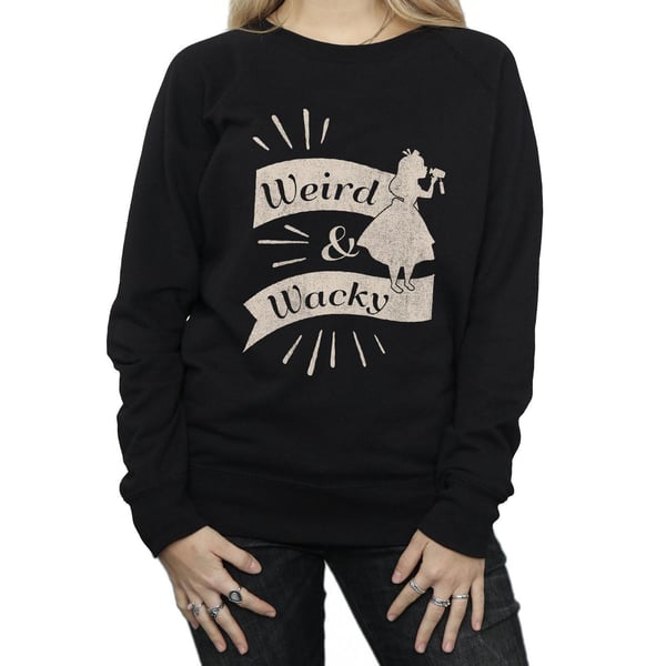 Disney Womens/Ladies Alice In Wonderland Weird And Wacky Sweatshirt