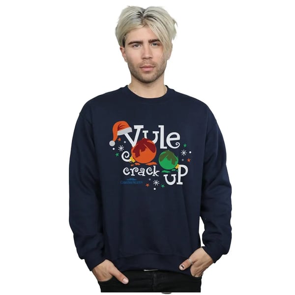 National Lampoon´s Christmas Vacation Mens Yule Crack Me Up Sweatshirt