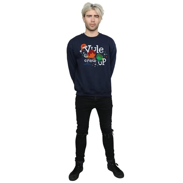 National Lampoon´s Christmas Vacation Mens Yule Crack Me Up Sweatshirt