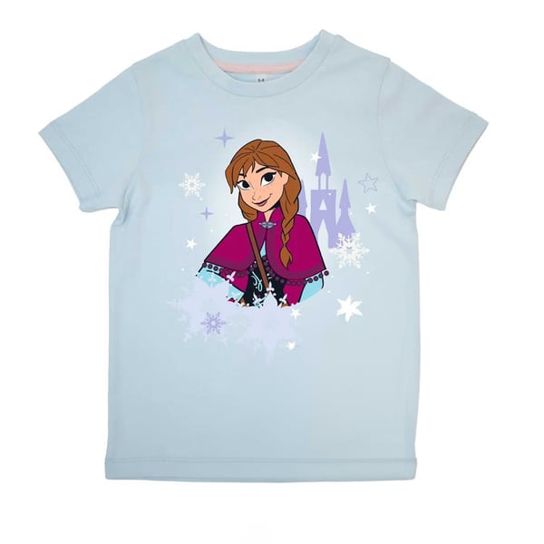 Frozen Girls Anna Castle Stars Long Pyjama Set