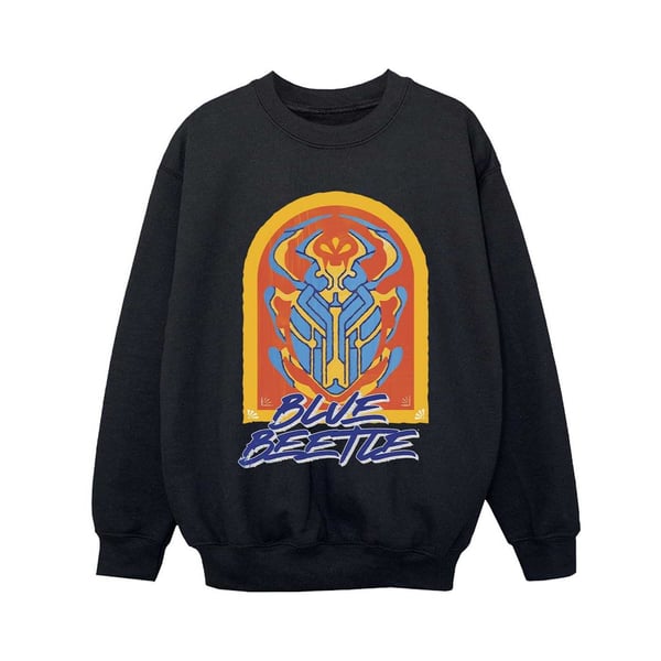 Blue Beetle Herr Logotyp Tröja