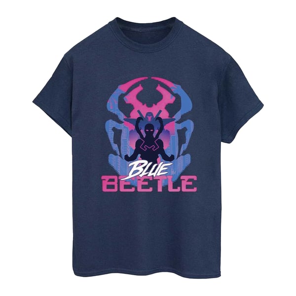 Blue Beetle Dam/Dam Pose Cotton Logo Boyfriend T-shirt