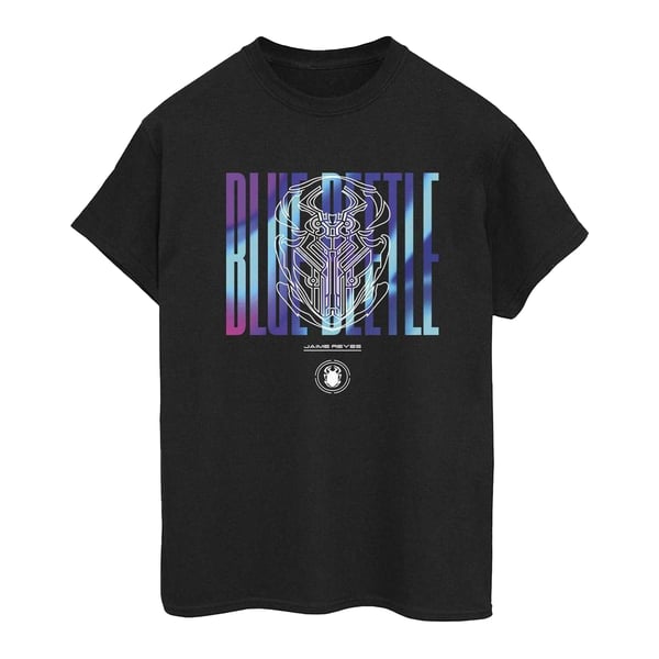 Blue Beetle Womens/Ladies Jaime Reyes Cotton Boyfriend T-Shirt
