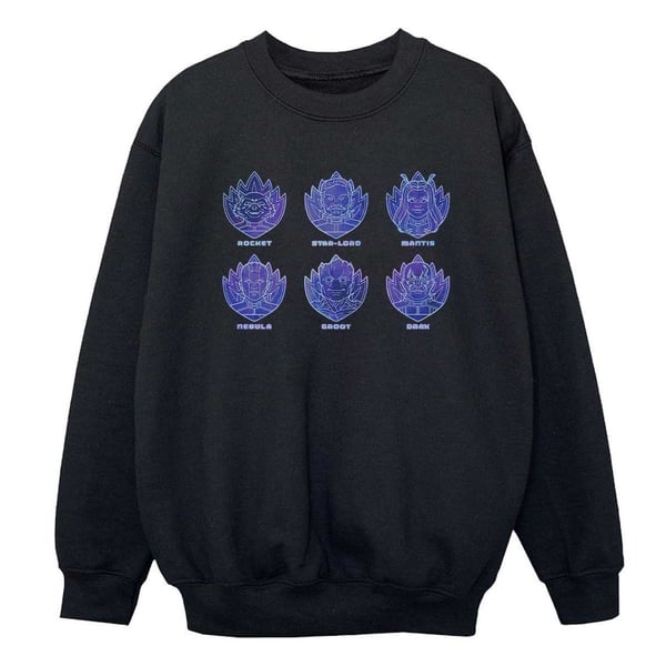 Guardians Of The Galaxy Volume 3 Girls Crew Badge Sweatshirt