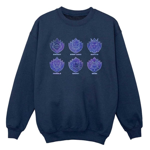 Guardians Of The Galaxy Volume 3 Mens Crew Badge Sweatshirt