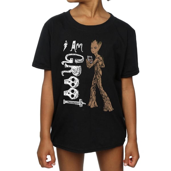 Avengers Infinity War Girls I Am Teenage Groot Cotton T-Shirt
