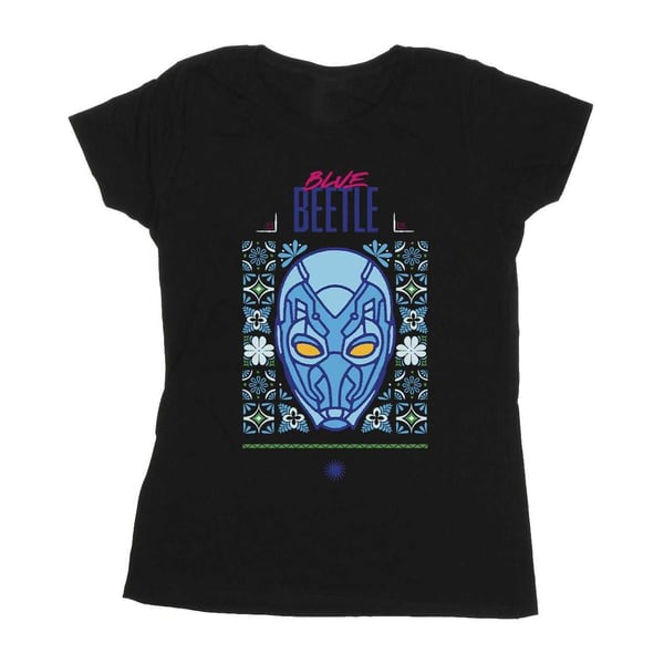 Blue Beetle Naisten Kypärä Puuvilla T-paita