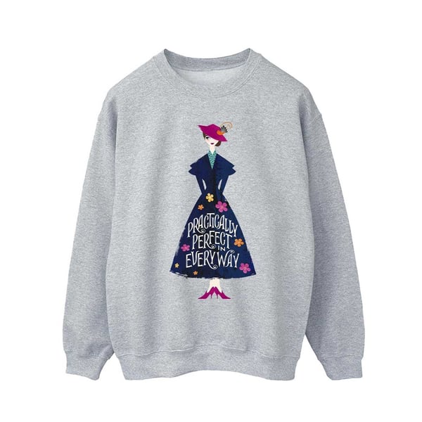 Mary Poppins Mens Practically Perfect In Every Way Standing Sweatshirt