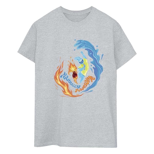 Elemental Womens/Ladies Naturally Awesome Boyfriend T-Shirt