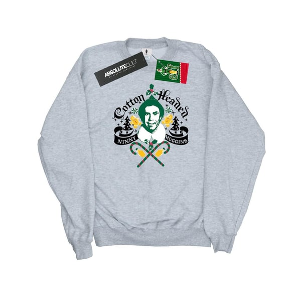 Elf Womens/Ladies Headed Ninny Muggins Sweatshirt