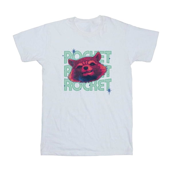 Guardians Of The Galaxy Volume 3 Boys Rocket Raccoon Head Cotton T-Shirt