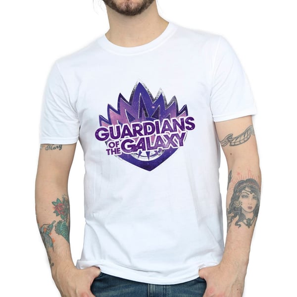 Guardians Of The Galaxy Volume 3 Mens Badge Cotton T-Shirt