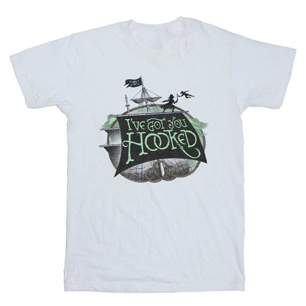 Peter Pan And Wendy Mens Got You Hooked Pirate Ship Cotton T-Shirt
