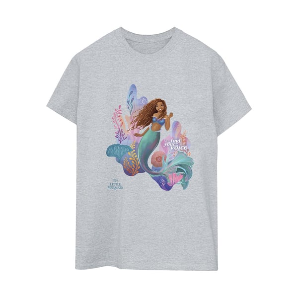 Den Lilla Sjöjungfrun Dam/Dam Röst Pojkvän T-shirt