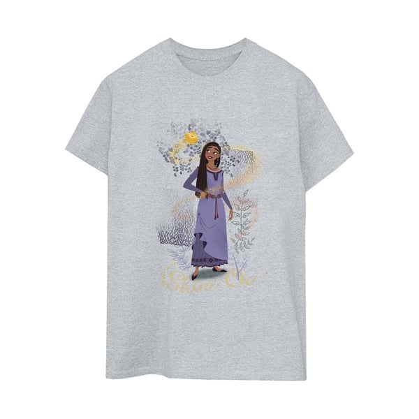 Wish Womens/Ladies Shine On Asha Standing Boyfriend T-Shirt