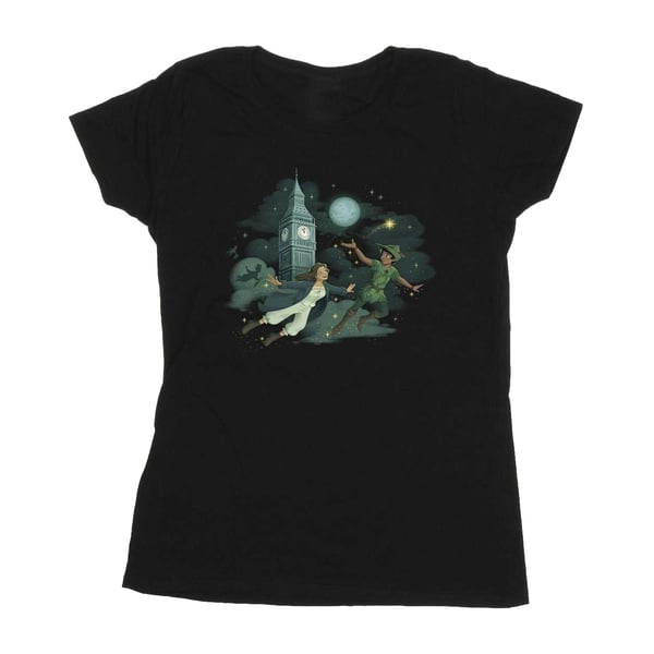 Peter Pan ja Leena Naisten Big Ben Pilvet Puuvilla T-paita