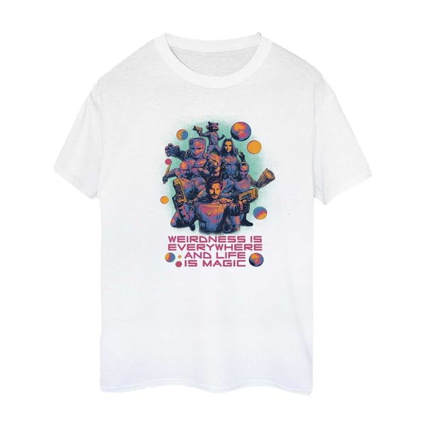 Guardians Of The Galaxy Volume 3 Womens/Ladies Weirdness Cotton Boyfriend T-Shirt