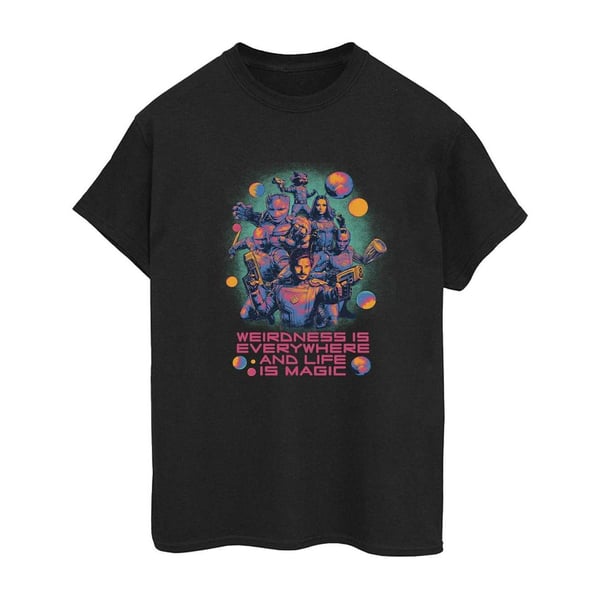 Guardians Of The Galaxy Volume 3 Womens/Ladies Weirdness Cotton Boyfriend T-Shirt