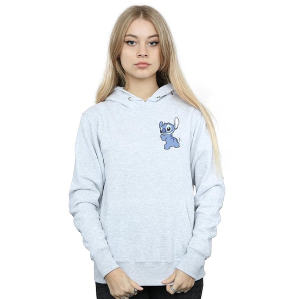 Disney Womens/Ladies Lilo And Stitch Stitch Backside Breast Print Hoodie