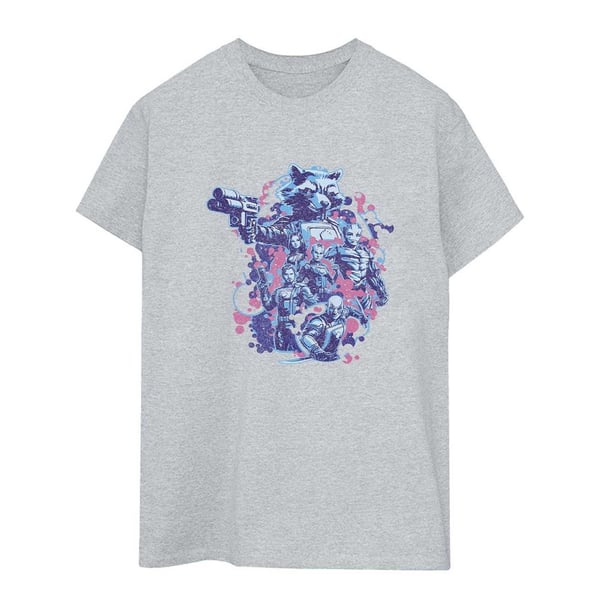 Guardians Of The Galaxy Volume 3 Womens/Ladies Group Pose Cotton Boyfriend T-Shirt