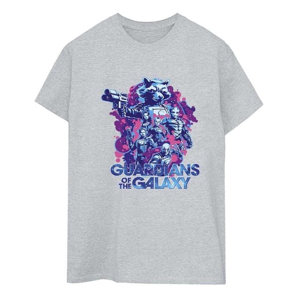 Guardians Of The Galaxy Volume 3 Womens/Ladies Action Pose Boyfriend T-Shirt