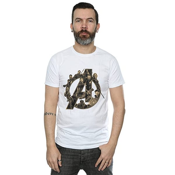 Avengers Infinity War Miesten Logo Puuvilla T-paita