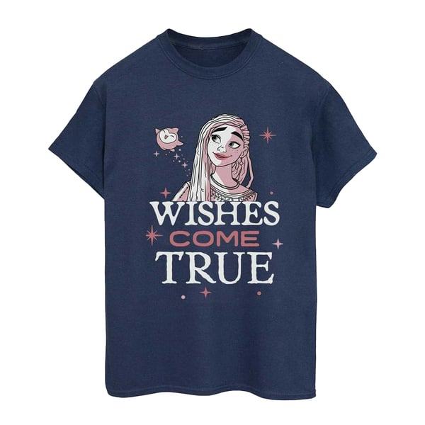 Wish Dam/Dam Wishes Come True T-shirt i bomull med boyfriend-passform