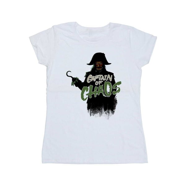 Peter Pan Och Wendy Dam/Dam Kapten Av Kaos T-shirt i Bomull