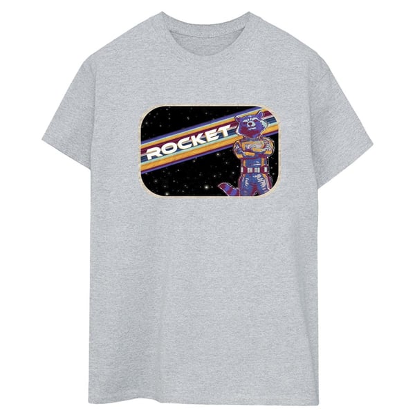 Guardians Of The Galaxy Volume 3 Womens/Ladies Rocket Raccoon Space Pose Boyfriend T-Shirt