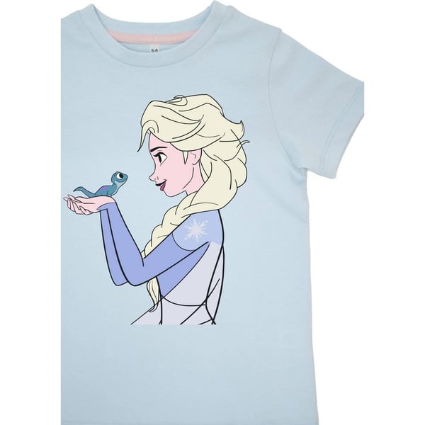 Frozen II Girls Elsa Stars Short-Sleeved Pyjama Set