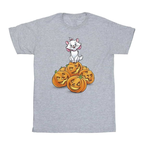 The Aristocats Girls Marie Pumpkin Cotton Halloween T-Shirt