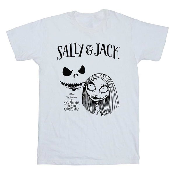 The Nightmare Before Christmas Boys Jack and Sally Cotton T-Shirt