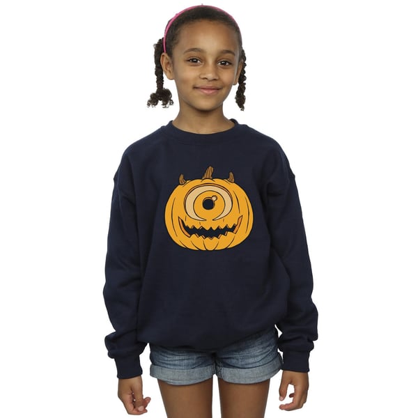 Monsters Inc Girls Pumpkin Halloween Sweatshirt