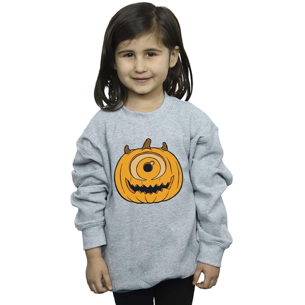 Monsters Inc Girls Pumpkin Halloween Sweatshirt