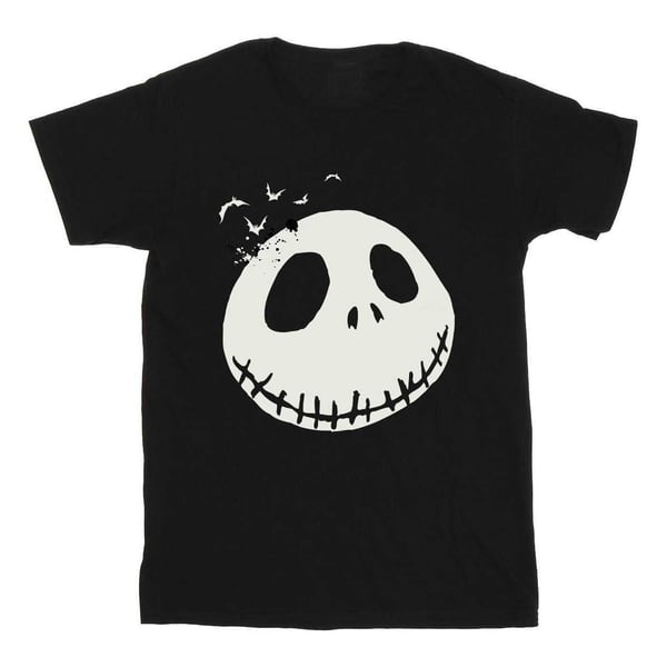 The Nightmare Before Christmas Girls Jack Skellington Face Cotton T-Shirt