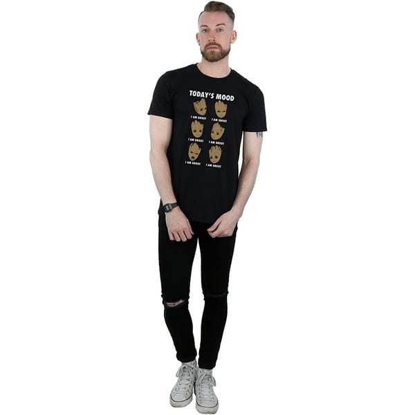 Guardians Of The Galaxy Mens Today´s Mood Baby Groot Cotton T-Shirt