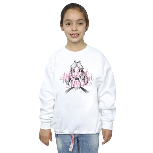 Disney Girls Alice In Wonderland In A World Of My Own Sweatshirt