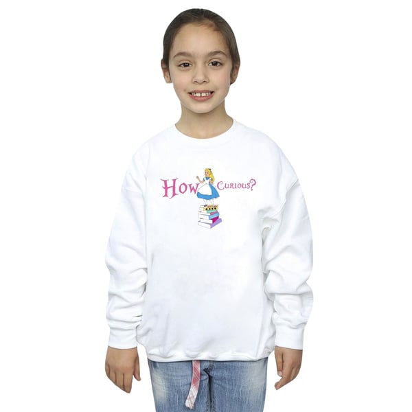 Disney Girls Alice In Wonderland How Curious Sweatshirt